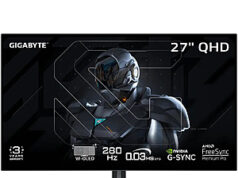 $400.00 – GIGABYTE 27″ QHD 2K 1440P 280Hz WOLED Gaming Computer Monitor – $400 + Free Shipping GIGABYTE MO27Q28G gaming computer monitor