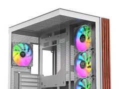 $79.99 – Thermaltake View 380 WS ARGB Mid Tower Chassis with Side Wood Trim and Included Fans – Lowest Price Ever Thermaltake View 380 WS ARGB mid-tower chassis with side wood trim and included ARGB fans