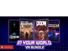 $18.00 – 7-Item In Your World VR Bundle (PC Digital Download): DOOM VFR, Into the Radius VR & More $18 7-Item In Your World VR Bundle cover art featuring various VR games