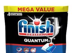 $16.59 – Amazon Offers 20% off and Free Shipping on 100-Count Finish Quantum Dishwasher Pods with Subscribe & Save 100-count Finish Quantum Dishwasher Pods
