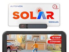 $90.99 – AUTO-VOX Solar Wireless Backup Camera w/ 5″ 1080P Monitor & 5000mAh Battery Now + Free Shipping with Promo Code autovox solar wireless backup product image