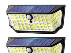 $14.99 – 2-Pack TuyLuxe Solar Motion Sensor Flood Lights (7000K) on Sale for + Free Shipping 2-pack TuyLuxe Solar Motion Sensor Flood Lights (7000K) in outdoor setting