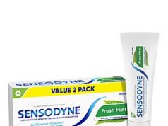 $6.86 – SnS, AC | 2-Pk 4-Oz Sensodyne Fresh Mint Sensitive Toothpaste at Amazon ($3.43 each) 2-Pk 4-Oz Sensodyne Fresh Mint Sensitive Toothpaste