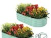 $22.98 – 2-Pack 4’x2’x1′ ZFHgarden Galvanized Metal Raised Garden Bed Planter (Pale Green) – + Free Shipping w/ Prime or on $35+ 2-Pack 4x2x1 ZFHgarden Galvanized Metal Raised Garden Bed Planters in Pale Green