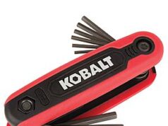 $6.98 – Kobalt 9-Piece Folding SAE Hex Key Set at with Free Store Pickup or Shipping at Lowe’s kobalt 9piece folding sae product image