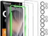 $2.99 – * | Samsung S26 Ultra 3-Pack Tempered Glass Screen Protector with 3 Pack Camera Lens Protector at Amazon 3-pack of Samsung S26 Ultra screen protectors and camera lens protectors