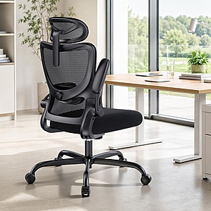 HUANUO Office Chair Deal for Prime Members HUANUO Ergonomic High Back Office Chair with adjustable lumbar and 3D armrests