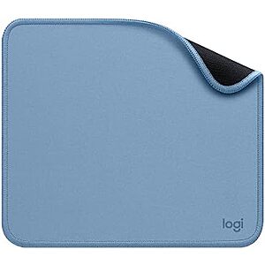 Logitech Mouse Pad Deal Logitech Studio Series Mouse Pad with Anti-Slip Rubber Base in Blue Grey
