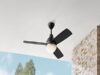 $39.97 – 46″ Blaketon Modern Ceiling Fan w/ Tunable LED & Remote (Brushed Nickel or Matte Black) – + Free Shipping at Home Depot 46 inch Blaketon Modern Ceiling Fan in Brushed Nickel or Matte Black with remote control and tunable LED