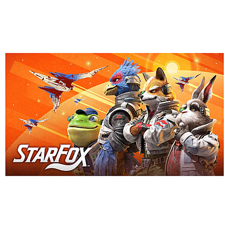 Star Fox deal for Nintendo Switch Star Fox logo on Nintendo Switch screen