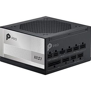 MSI PRO 850W A850PL power supply deal MSI PRO 850W A850PL gaming power supply