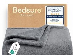 $8.49 – Bedsure GentleSoft Microfiber Bed Blanket (Grey) – Up to 50% off with Promo Code MHL4LNKM Bedsure GentleSoft Microfiber Bed Blanket (Grey) on sale