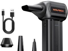 $30.39 – * | 3-Speed Wolfbox MF60 Electric Compressed Air Duster w/ 5 Nozzles at Amazon WolfBox MF60 Electric Compressed Air Duster with 5 Nozzles