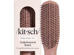 $7.99 – * | Kitsch Scalp Renewal Exfoliating Massage Brush at Amazon Kitsch Scalp Renewal Exfoliating Massage Brush in Black, Haze Blue, or Soft Violet