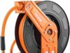 $81.20 – | VEVOR Retractable Air Hose Reel, 1/2 IN x 50 FT Hybrid Air Hose Max 300PSI, 1/2″ NPT Fitting at Amazon VEVOR Retractable Air Hose Reel in use