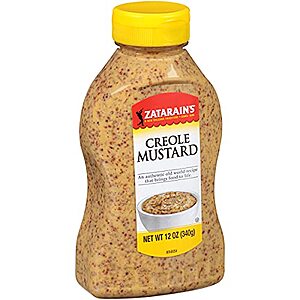Zatarain's Creole Mustard Subscribe & Save Deal 12-Oz Zatarain's Creole Mustard in a yellow bottle with green cap