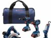 $249.00 – $249* | BOSCH 18V 4-Tool Kit w/ Impact + Hammer Drill / Driver, Circ Saw, Worklight, 2Ah & 4Ah Batteries at Amazon BOSCH 18V 4-Tool Kit with Impact Drill, Hammer Drill/Driver, Circular Saw, Worklight, and Batteries