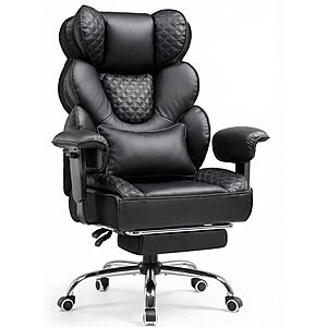 COMHOMA Ergonomic Chair on Sale COMHOMA Big & Tall Ergonomic Office/Gaming Chair in black