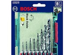 $15.60 – Bosch CCSDV08 Impact Tough Black Oxide Drill Bits with Clip for Custom Case System Now at Lowest Price Ever on Amazon Bosch CCSDV08 Impact Tough Black Oxide Drill Bits in black