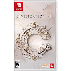 Amazon deal on Sid Meier's Civilization VII Sid Meier's Civilization VII game box art for PlayStation 5, Nintendo Switch 2, and Nintendo Switch