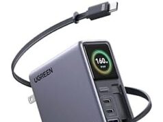 $99.99 – * | UGREEN Nexode Pro 160W Charger w/ Retractable Cable at Amazon UGREEN Nexode Pro 160W Charger with retractable cable