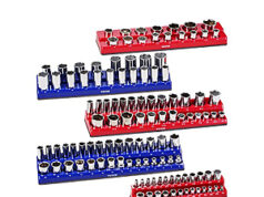 $22.95 – VEVOR 6-Pc Magnetic Socket Organizer Set, Holds up to 143 Sockets Shipped VEVOR 6-Pc Magnetic Socket Organizer Set