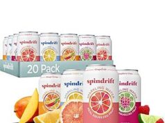 $8.98 – 20-Pack 12-Oz Spindrift Sparkling Water 4-Flavor Variety Pack w/ S&S + Free Shipping w/ Prime or on $35+ 20-Pack 12-Oz Spindrift Sparkling Water in four flavors