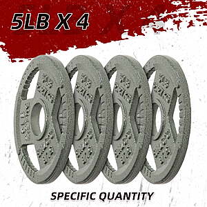 Signature Fitness Weight Plates Deal Signature Fitness Cast Iron Weight Plates on sale at Walmart