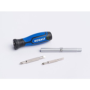 Kobalt Blue Screwdriver Deal Kobalt 6-in-1 Combination Screwdriver (Blue) at Lowe's