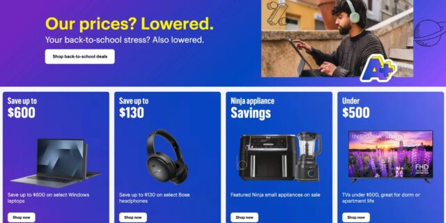 2026 Best Buy Back to School Sale Best Buy 2026 Back to School Sale advertisement