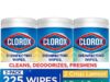 $9.72 – S&S AMAZON Clorox Disinfecting Wipes Back to School Variety Pack, 75 Count Each, Pack of 3 (Package May Vary) Clorox Disinfecting Wipes in a pack of 3