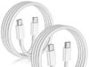 $3.99 – 2-Pack 6′ APFEN USB-C to USB-C 60W Fast Charging Cable (White) + Free Shipping w/ Prime or on $35+ 2-Pack 6' APFEN USB-C to USB-C cables (White)