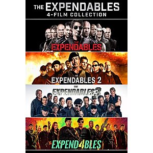 The Expendables 4-Film Collection Deal Expendables 4-Film Collection in 4K UHD Digital