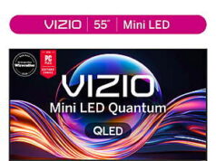 $248.00 – VIZIO 55″ Mini LED Quantum 4K QLED HDR Smart TV (NEW 2026) VQM55C-10 $248 FS @ Walmart Vizio 55" Mini LED Quantum 4K QLED HDR Smart TV