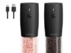 $11.99 – 2-Pack Ultrean Electric Salt & Pepper Grinder Set w/ USB-C Rechargeable & LED Light (Black) + Free Shipping w/ Prime or on $35+ 2-Pack Ultrean Electric Salt & Pepper Grinder Set with USB-C and LED Light