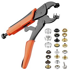 Titoe Heavy Duty Snap Fastener Tool Kit Deal Titoe Heavy Duty Snap Fastener Tool Kit on Amazon