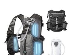 $14.99 – Savior Cool Cooling Hydration Running Vest w/ 2L Water Bladder & 3 Removable Cooling Packs (Various) on Sale for Savior Cool Running Vest with water bladder and cooling packs