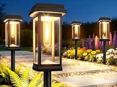 $26.51 – 8-Pack TuyLuxe Solar Pathway Lights w/ Retro Filament Bulb Design – Lowest Price Ever on Amazon with Promo Code XRHSKQ37 8-pack of TuyLuxe Solar Pathway Lights