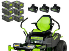 $3,000.00 – 42″ Greenworks 80V Cordless CrossoverZ Zero Turn Lawn Mower w/ 6x 5Ah Batteries for $2999.99 at Greenworks Tools 42" Greenworks 80V Cordless CrossoverZ Zero Turn Lawn Mower with 6x 5Ah Batteries