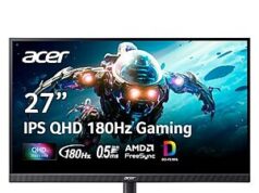 $134.99 – Acer Nitro 2560×1440 QHD IPS 180Hz Gaming Monitor (KG271U N3bmiipx) on Sale for Lowest Price Ever at Amazon Acer Nitro KG271U N3bmiipx gaming monitor on sale