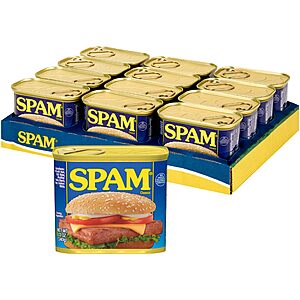SPAM Classic bulk pack deal 12 pack of SPAM Classic cans