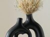 $12.99 – Lvases Donut Decorative Vase Set (Matte Black) Available for + Free Shipping with Prime or on $35+ Lvases Donut Decorative Vase Set in Matte Black