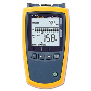 Fluke Networks MFPOWERMETER on sale at Amazon Fluke Networks MFPOWERMETER multifiber pro optical power meter in use