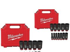 $98.97 – Milwaukee SHOCKWAVE 3/8 in. Drive Deep Well 6-Point Impact Socket Set (24-Piece) on Sale at Home Depot Milwaukee SHOCKWAVE 24-piece deep well impact socket set