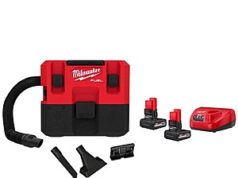 $149.00 – M12 FUEL 12-Volt Lithium-Ion Cordless 1.6 Gal. Wet/Dry Vacuum with (2) M12 High Output 5.0Ah Batteries and Charger on Sale for $149 M12 FUEL Cordless Wet/Dry Vacuum with (2) batteries and charger on sale at The Home Depot