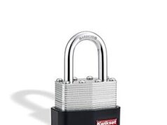 $16.77 – 4-Count Kwikset Laminated Steel Padlocks with Hardened Steel Shackles (1-1/16″, Silver, Keyed-Alike) – Lowest Price Ever at Amazon 4-pack of Kwikset Laminated Steel Padlocks in silver