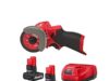 $189.00 – $189: Milwaukee M12 FUEL 12V Lithium-Ion Brushless Cordless 3 in. Cut Off Saw w/M12 XC 5.0 Ah Battery (2-Pack) Starter Kit and Charger at HomeDepot Milwaukee M12 FUEL Cordless Cut Off Saw with battery packs and charger