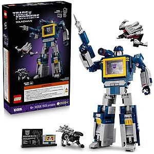 1505-Pc LEGO Transformers Soundwave Set LEGO Icons Transformers: Soundwave Building Set