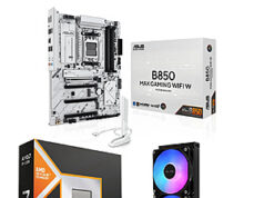 $499.00 – Bundle Ryzen 7 9800X3D CPU + ASUS B850 MAX GAMING WIFI W MB + 240mm Cooler Master AIO $499 + Free S/H Ryzen 7 9800X3D CPU, ASUS B850 MAX GAMING WIFI W Motherboard, and Cooler Master Elite Liquid 240 AIO CPU Cooler bundle