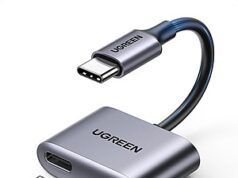 $14.99 – UGREEN USB-C to 3.5mm Audio & Charger Adapter w/ PD 60W + Free S&H w/ Prime UGREEN USB-C to 3.5mm Audio & Charger Adapter in black